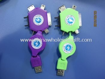 3 en 1 multifuncation câble chargeur pour iPhone/Nokia/Moto