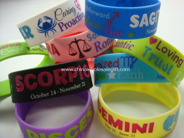 color-printed bracelets