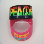 Silk printing silicone Bracelet images