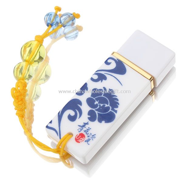 Blue And Porcelain Usb Flash Disk