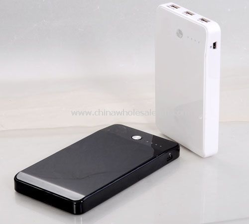 Power Bank With treble USB output and 10000 mAh Capacity