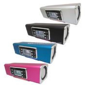 Portable speaker with TF/USB/LINE/MP3/WMA Dual decoder/FM/Screen images