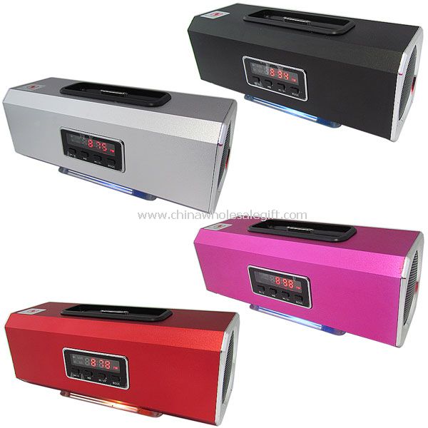 Portable speaker with TF/USB/I POD/I PHONE/LINE/MP3/FM/Screen