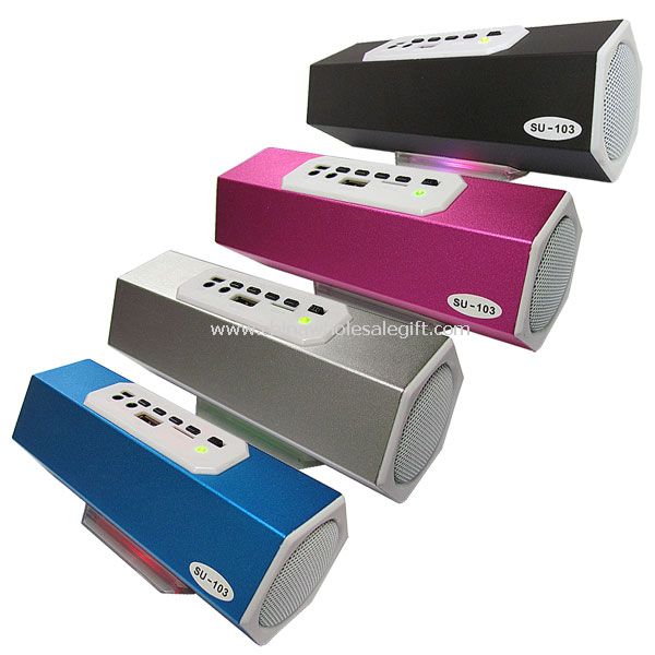 Portable speaker with TF/USB/LINE/MP3/FM/build in Li-ion battery