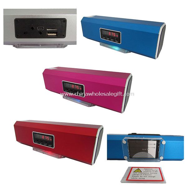 speaker dengan TF/USB/LINE/MP3/MP4/FM/layar