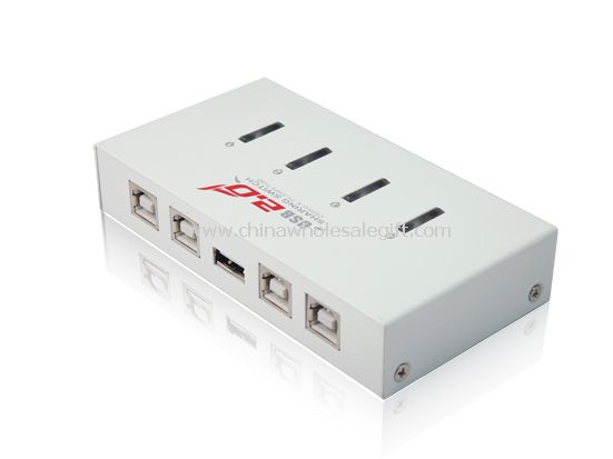 4 منفذ USB2.0 التبديل USB على إيقاف تشغيل التبديل