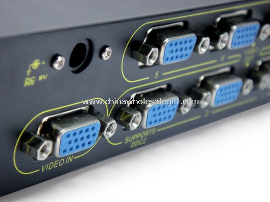 600MHZ 8 Port VGA Splitter