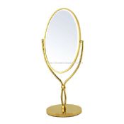 Oval table setting mirror images