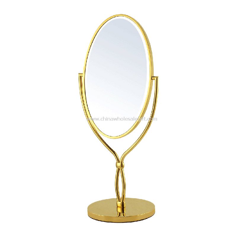 Cermin pengaturan meja oval