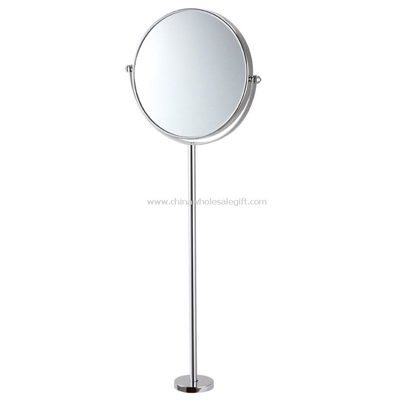 table setting round mirror