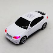 mini autó hangszóró TF-ban épült fm / USB foglalat images