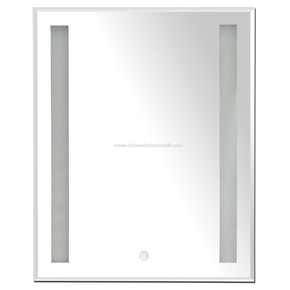 tåge gratis rectangel LED belysning spejl