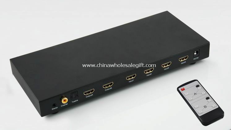 4x2 support 3D HDMI Matrix Switch