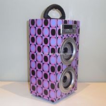 Wooden Speaker with FM/SD/USB images