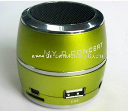 Material de liga de alumínio Mini Speaker