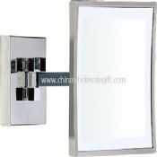 Wall mounted square mirror with led light images