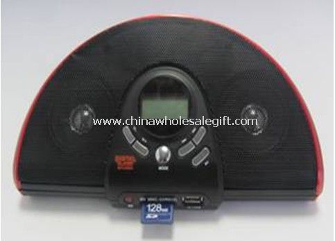 Plastic Mini Speaker Support MP3/Mobile/Computer/Ipod/TF Card/U Disk