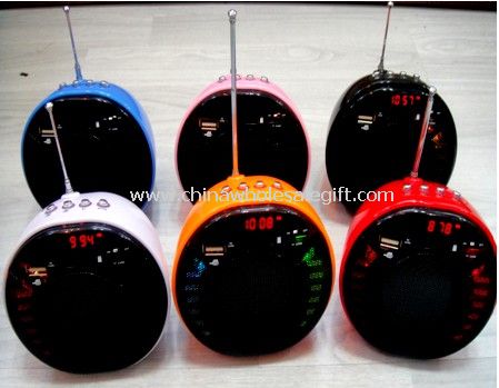 Plastic Mini Speaker With LED display