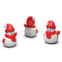 Mini haut-parleur Noël bonhomme de neige images