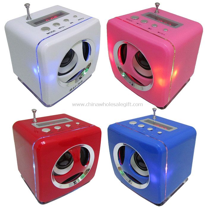 MiNi haut-parleur compatible avec TF/ligne/MP3/portable/ordinateur/FM