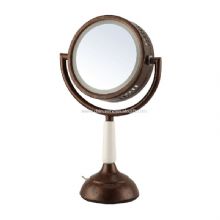 table setting round mirror with led light images