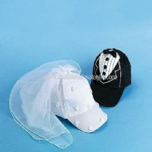 Bride and Groom baseball cap images