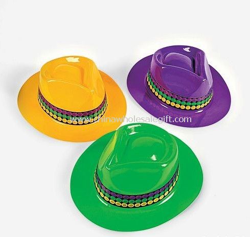 Chapéus de Gangster de Mardi Gras