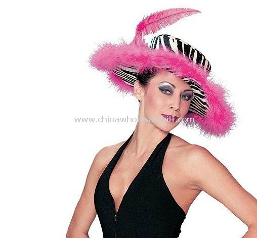 Chapeaux de Zebra rose