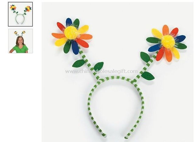 Rainbow Flower Headboppers