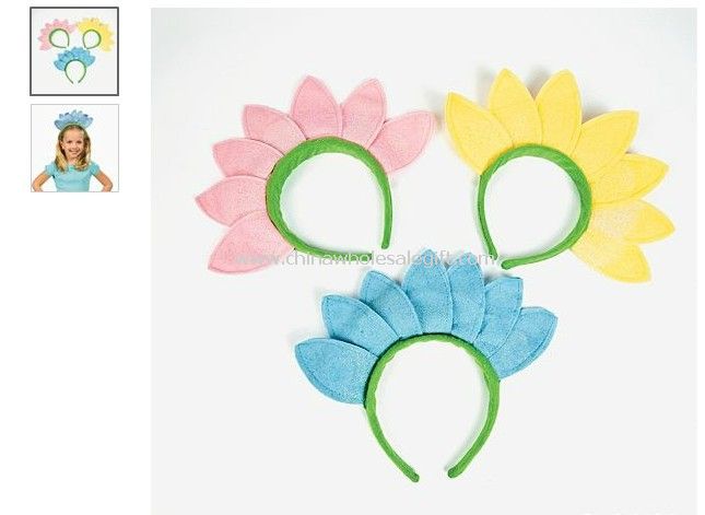 Headbands de pétala de flor
