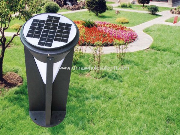 Alluminio luce giardino solare