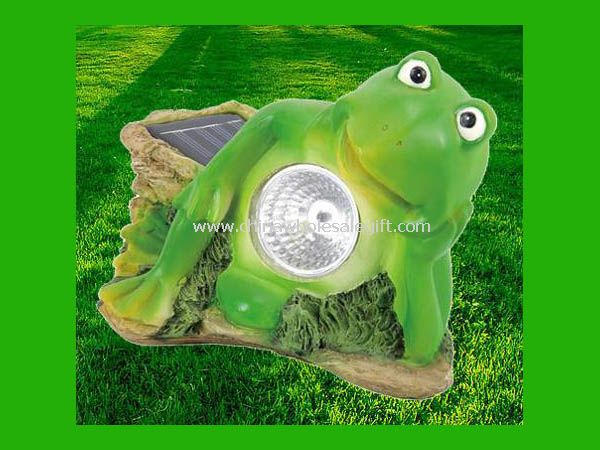 Lampe grenouille solaire