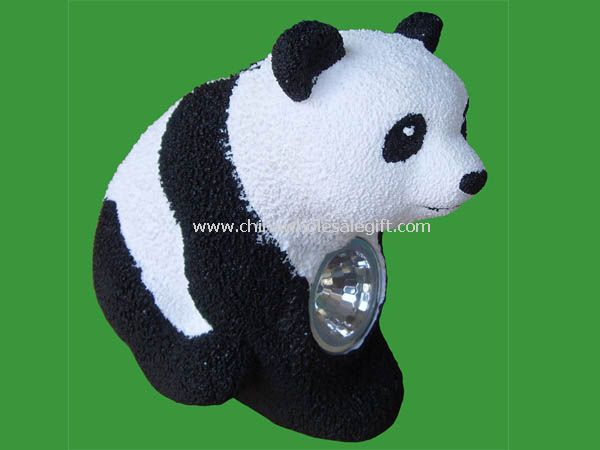 Solar panda lys