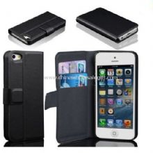 PU leather wallet with card slot for iPhone5 images