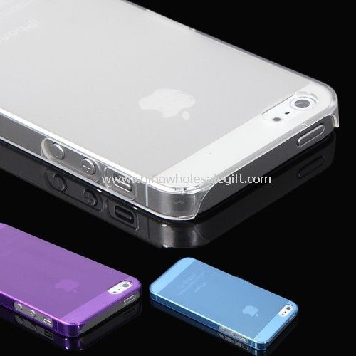 Ultra Thin Crystal Clear Snap On Hard Case For iPhone5