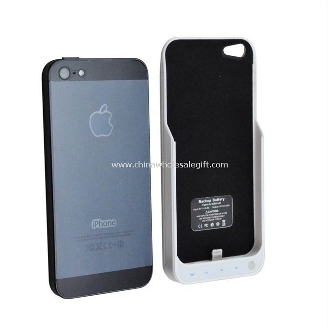 2000mAh assiemati Backup Battery Power Charger Case per iPhone5