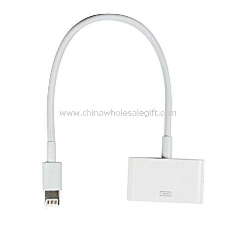 8 Pin USB to 30 Pin Adapter Cable Charger