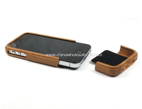 Bamboo Wood Hard Cover For iphone4 4S