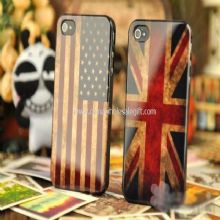 Retro National USA and UK Flag Hard Case For iphone4 4S images