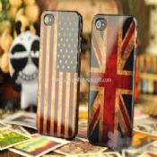 Retro nationella USA och UK flagg hårt fall för iphone4 4S images