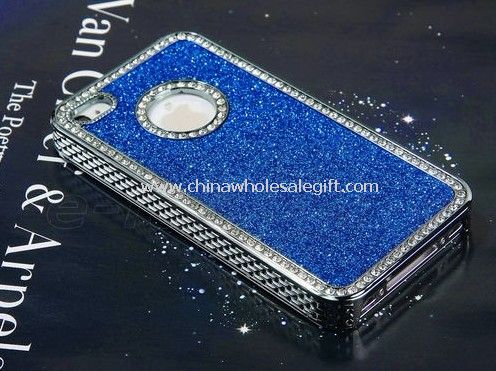 Luxe Bling Glitter dur couvrir pour iphone4