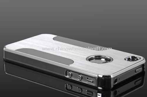 Lujo acero cromo Deluxe para iPhone4