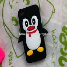 Kit del paquete 10 pingüinos de silicona suave piel caso Cove para el iPhone 4 images