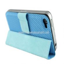 Magnetic Slim Smart Adsorption Stand Holster Case For iPhone4 4S images