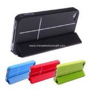Magnetic Adsorption Smart Cover Multi-function Stand Case for iPhone 4/4S images