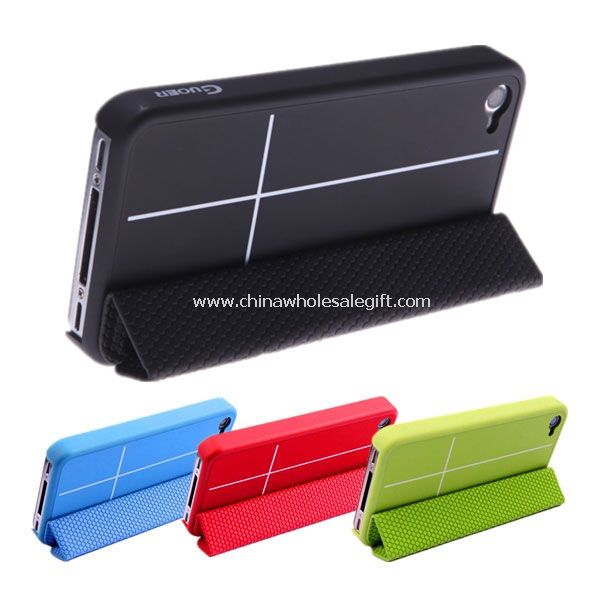 Magnético adsorción Smart Cover multifunción funda para iPhone 4/4S