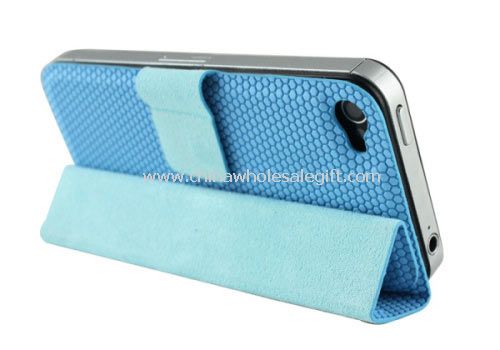 Magnetic Slim Smart Adsorption Stand Holster Case For iPhone4 4S