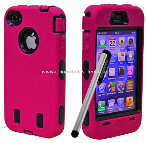 Rugged Rubber Matte Hard Case Cover For iPhone4 4S