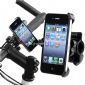 Bike Handlenar Phone Mount Holder Cradle for iPhone 4 small picture