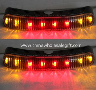 8 LED inalámbrico casco conducido freno y luz